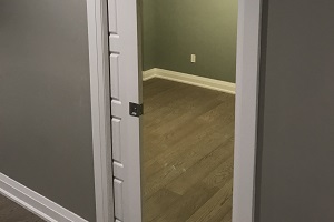 pocket door install basement burlingto